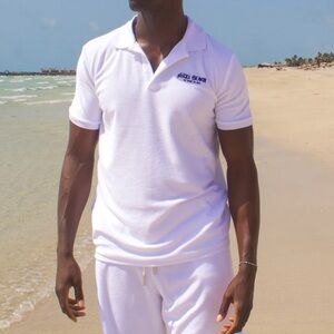 Nikki Beach BAIN DE MER X NIKKI BEACH LIMITED EDITION TERRY TOWEL LOUNGE SHIRT